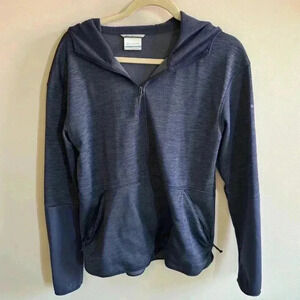 Columbia Women's Navy Blue Hooded Zip Jacket